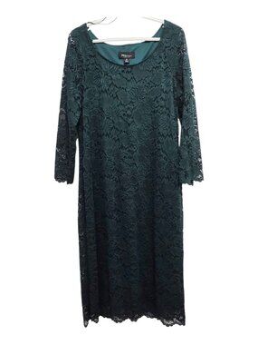 RN Studio SZ 16 Women's Hunter Green Mother of the Bride/Groom Formal Dress